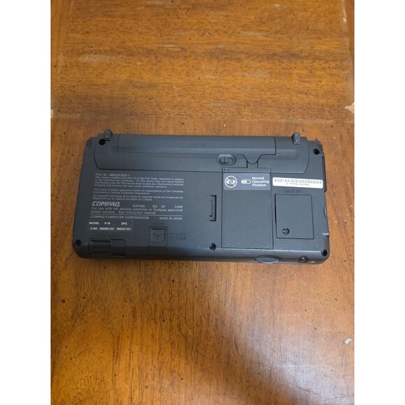 COMPAQ C140 Windows CE 266550-001 Portable Computer PC No Cables Tested - Picture 3 of 5